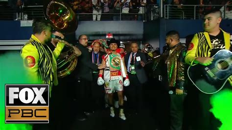 Watch Mikey Garcia's incredible ring entrance vs. Errol Spence Jr .